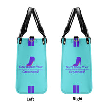 Load image into Gallery viewer, DCYG Purple Red Bottoms & Light Blue Multiple Sizes Upgraded Luxury Women PU Leather Handbag