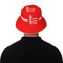 Load image into Gallery viewer, DCYG DEI 24 White & Red Bucket Hat