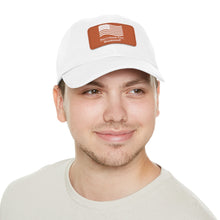 Load image into Gallery viewer, USA Dad Hat with Leather Patch