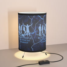 Load image into Gallery viewer, Black People Tripod Lamp with High-Res Printed Shade, US\CA plug