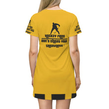 Load image into Gallery viewer, Hockey Fans T-Shirt Dress