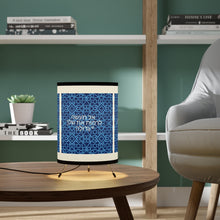 Load image into Gallery viewer, Hebrew Tripod Lamp with High-Res Printed Shade, US\CA plug