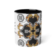 Load image into Gallery viewer, White Accent Mug, 11oz