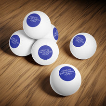 Load image into Gallery viewer, Hebrew Pong Balls, 6 pcs