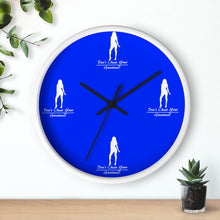 Load image into Gallery viewer, Women's Blue & White Wall clock