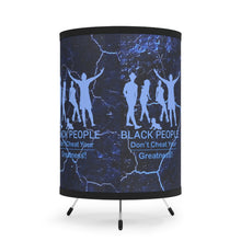 Load image into Gallery viewer, Black People Tripod Lamp with High-Res Printed Shade, US\CA plug