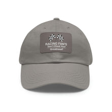 Load image into Gallery viewer, Racing Fan's Dad Hat with Leather Patch