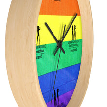 Load image into Gallery viewer, LGBTQ Lesbian Wall clock