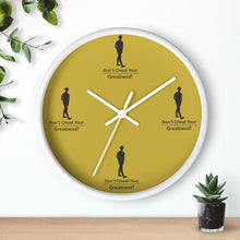 Load image into Gallery viewer, Black & Gold Wall clock