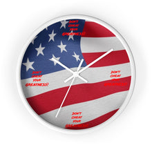 Load image into Gallery viewer, USA Wall clock