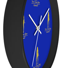 Load image into Gallery viewer, Womens Blue & Gold Wall clock