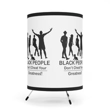 Load image into Gallery viewer, Black People Tripod Lamp with High-Res Printed Shade, US\CA plug