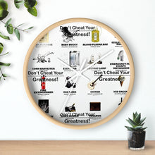 Load image into Gallery viewer, Black Inventors Wall clock