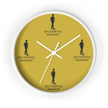 Load image into Gallery viewer, Black & Gold Wall clock