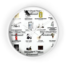 Load image into Gallery viewer, Black Inventors Wall clock