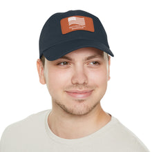 Load image into Gallery viewer, USA Dad Hat with Leather Patch