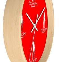 Load image into Gallery viewer, Women's Red & White Wall clock