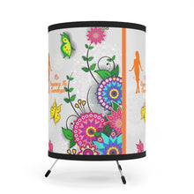 Load image into Gallery viewer, Espanol Tripod Lamp with High-Res Printed Shade, US\CA plug