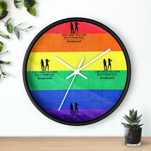 Load image into Gallery viewer, LGBTQ Lesbian Wall clock