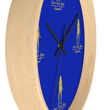 Load image into Gallery viewer, Womens Blue & Gold Wall clock