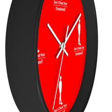 Load image into Gallery viewer, Red & White Wall clock