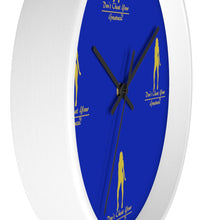 Load image into Gallery viewer, Womens Blue & Gold Wall clock