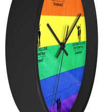 Load image into Gallery viewer, LGBTQ Wall clock