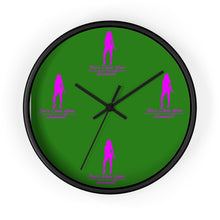Load image into Gallery viewer, Women's Pink & Green Wall Clock