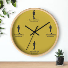 Load image into Gallery viewer, Black & Gold Wall clock