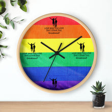 Load image into Gallery viewer, LGBTQ Wall clock