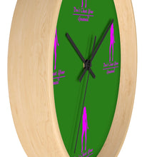 Load image into Gallery viewer, Women's Pink & Green Wall Clock