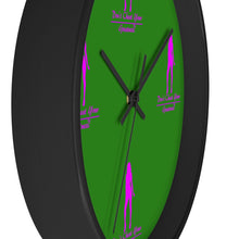 Load image into Gallery viewer, Women's Pink & Green Wall Clock