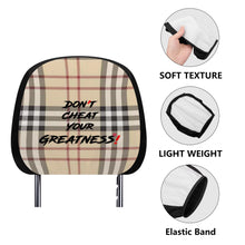 Load image into Gallery viewer, Burberry Car Headrest Covers