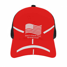 Load image into Gallery viewer, USA Brim Mesh Baseball Cap
