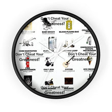 Load image into Gallery viewer, Black Inventors Wall clock