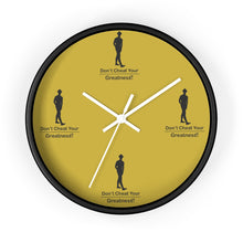 Load image into Gallery viewer, Black & Gold Wall clock