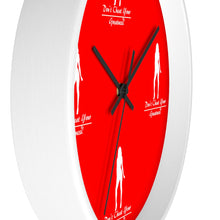 Load image into Gallery viewer, Women's Red & White Wall clock