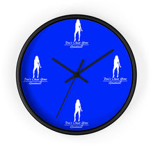 Load image into Gallery viewer, Women's Blue & White Wall clock