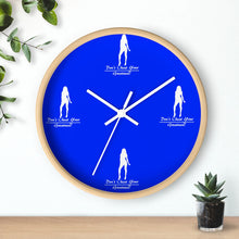Load image into Gallery viewer, Women's Blue & White Wall clock