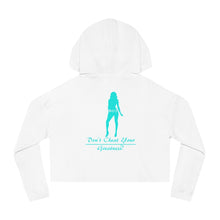 Load image into Gallery viewer, Women’s Cropped Hooded Sweatshirt