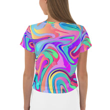 Load image into Gallery viewer, All-Over Print Crop Tee