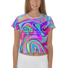 Load image into Gallery viewer, All-Over Print Crop Tee