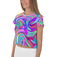 Load image into Gallery viewer, All-Over Print Crop Tee