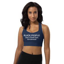 Load image into Gallery viewer, Black People sports bra
