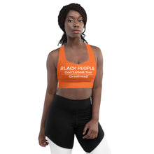 Load image into Gallery viewer, Black People sports bra