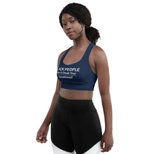 Load image into Gallery viewer, Black People sports bra