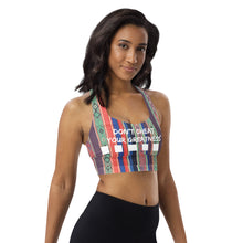 Load image into Gallery viewer, Women's Longline sports bra