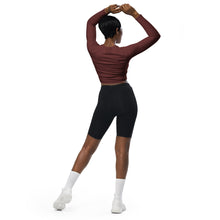 Load image into Gallery viewer, long-sleeve crop top