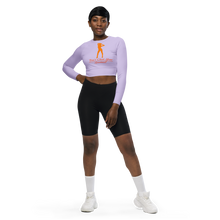 Load image into Gallery viewer, long-sleeve crop top