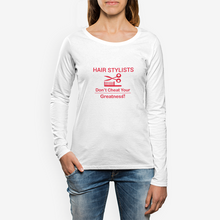 Load image into Gallery viewer, Hair Stylists Women's Crew Neck Long sleeve T-shirt